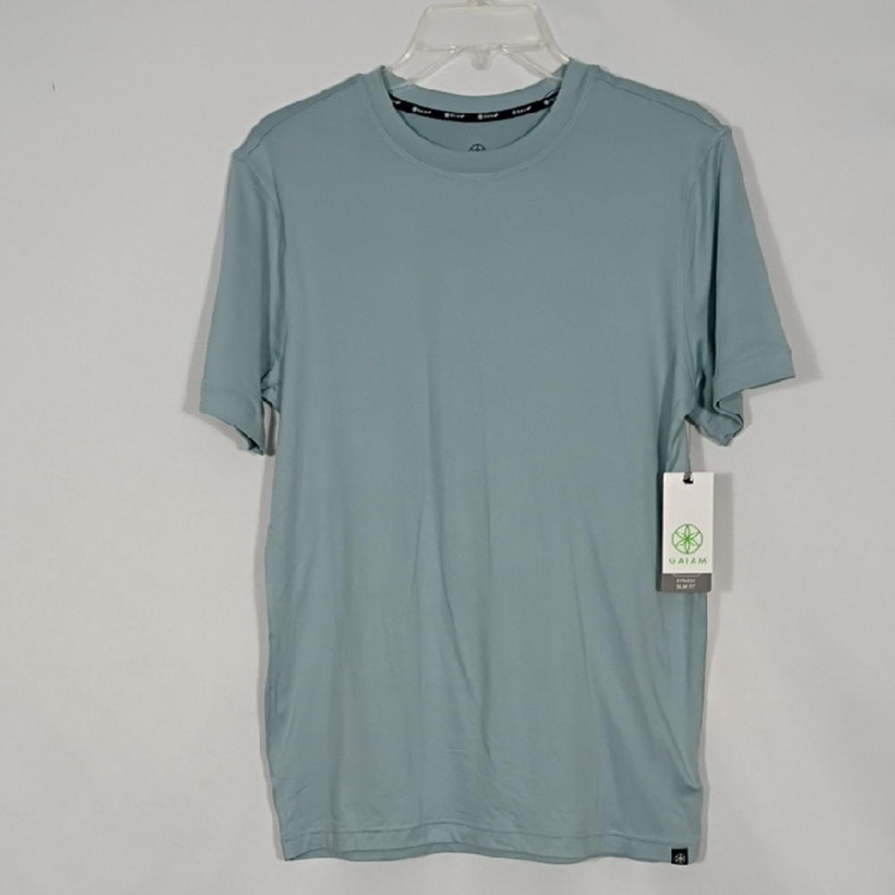 NWT GAIAM Men's Slate Everyday Basic Crew Mens Size Small Shirt fitness